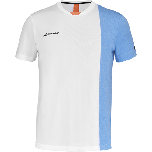 T-shirt Babolat Play Crew Neck Tee Blanc 2025 - Esprit Padel Shop